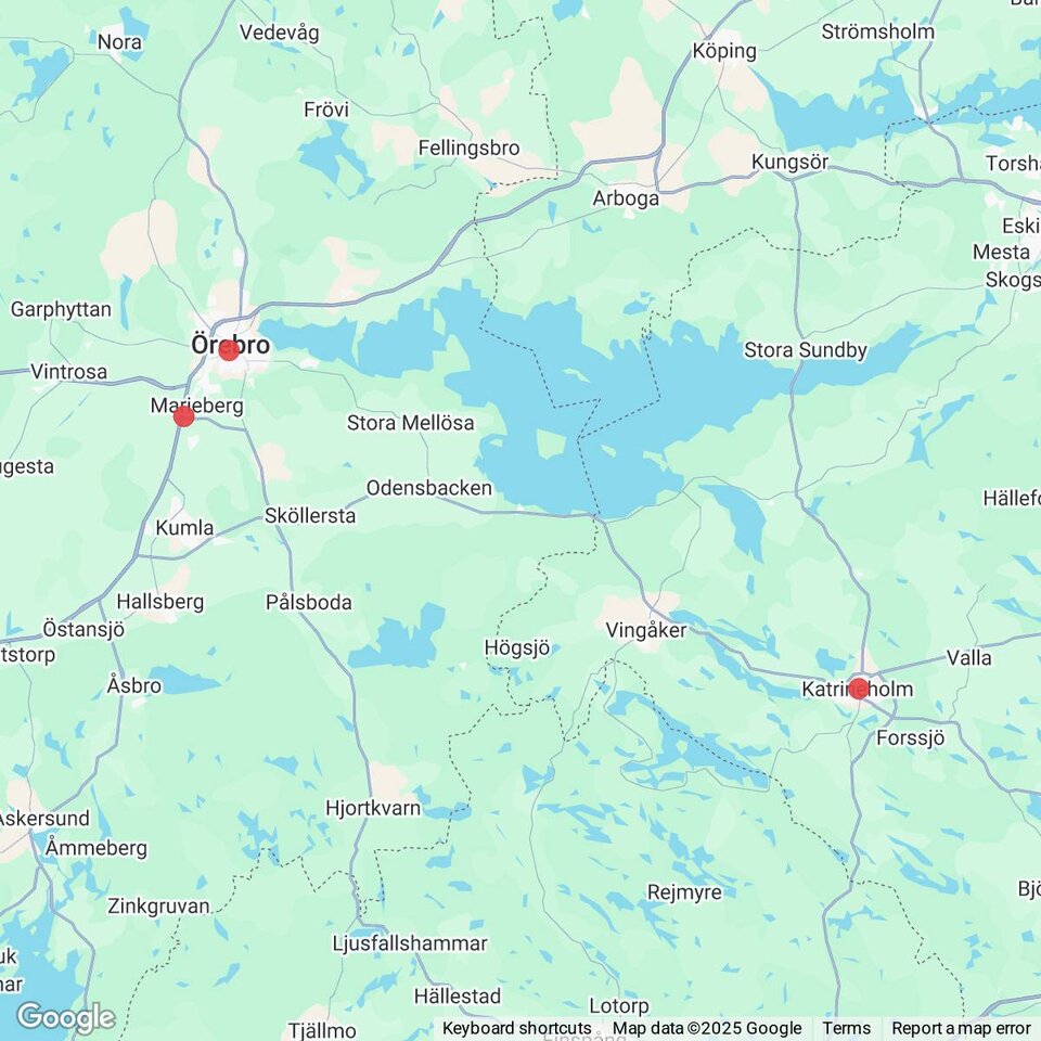 Butiker med rea-varor nära Högsjö, Södermanland