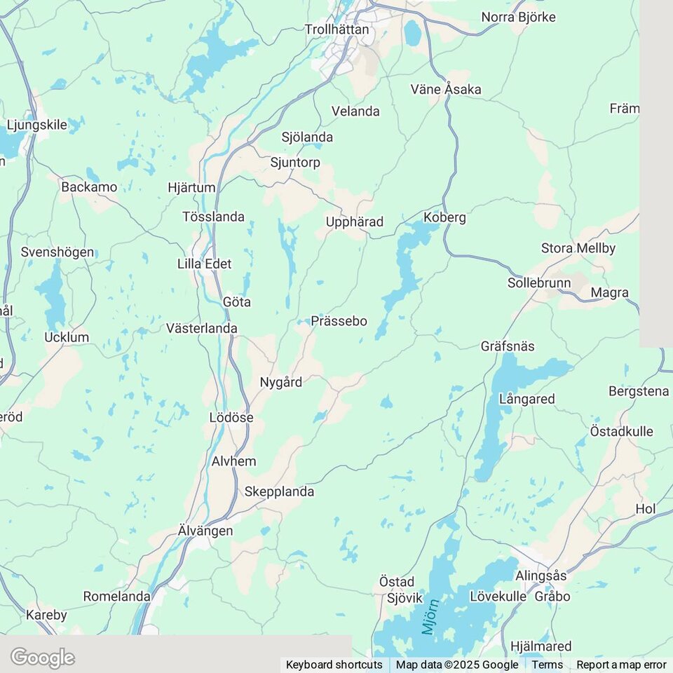 Butiker med rea-varor nära Hogstorp, Bohuslän