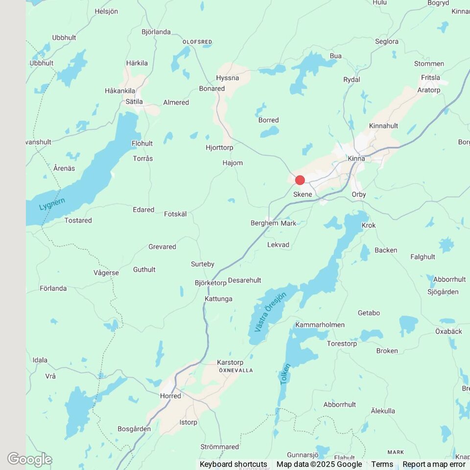 Butiker med rea-varor nära Horred, Västergötland