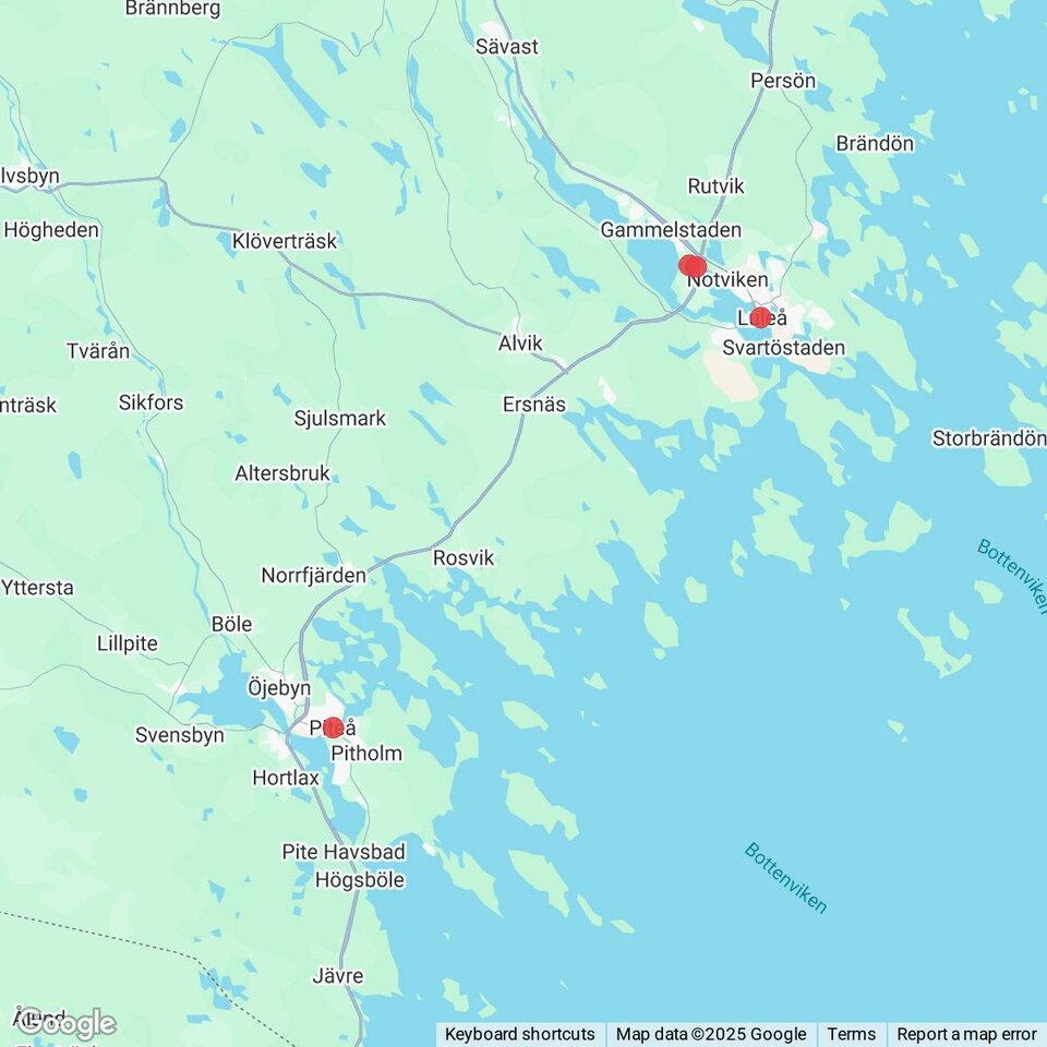 Butiker med rea-varor nära Hortlax, Norrbotten