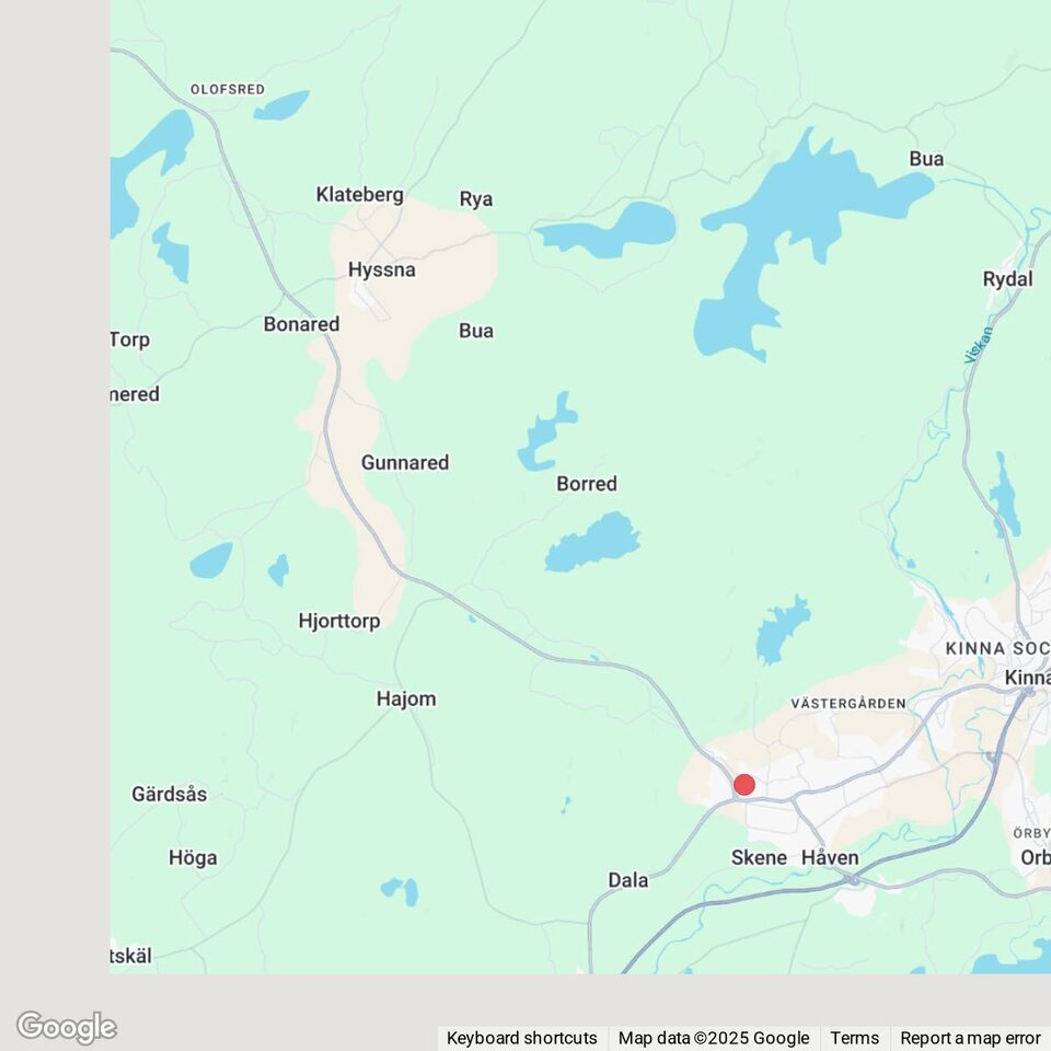 Butiker med rea-varor nära Hyssna, Västergötland