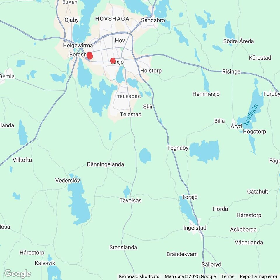 Butiker med rea-varor nära Ingelstad, Småland