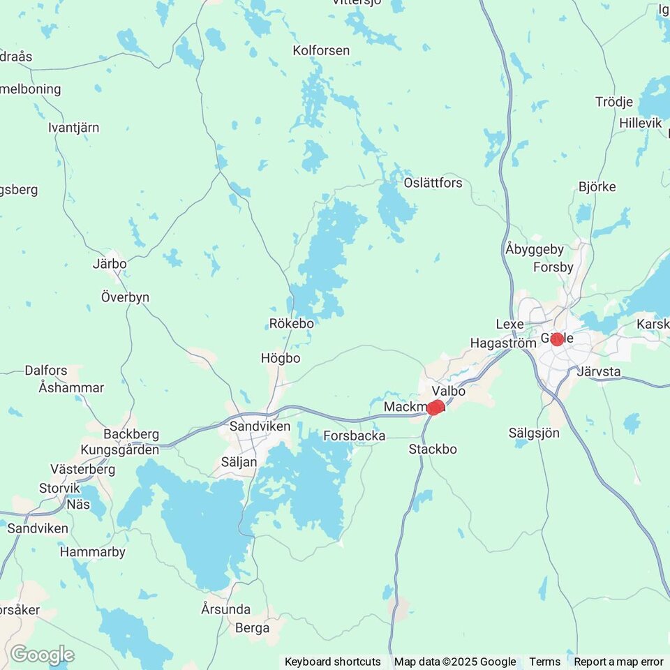 Butiker med rea-varor nära Järbo, Gästrikland