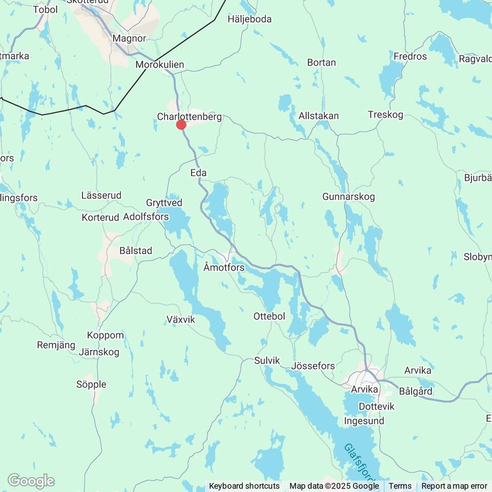 Butiker med rea-varor nära Jössefors, Värmland