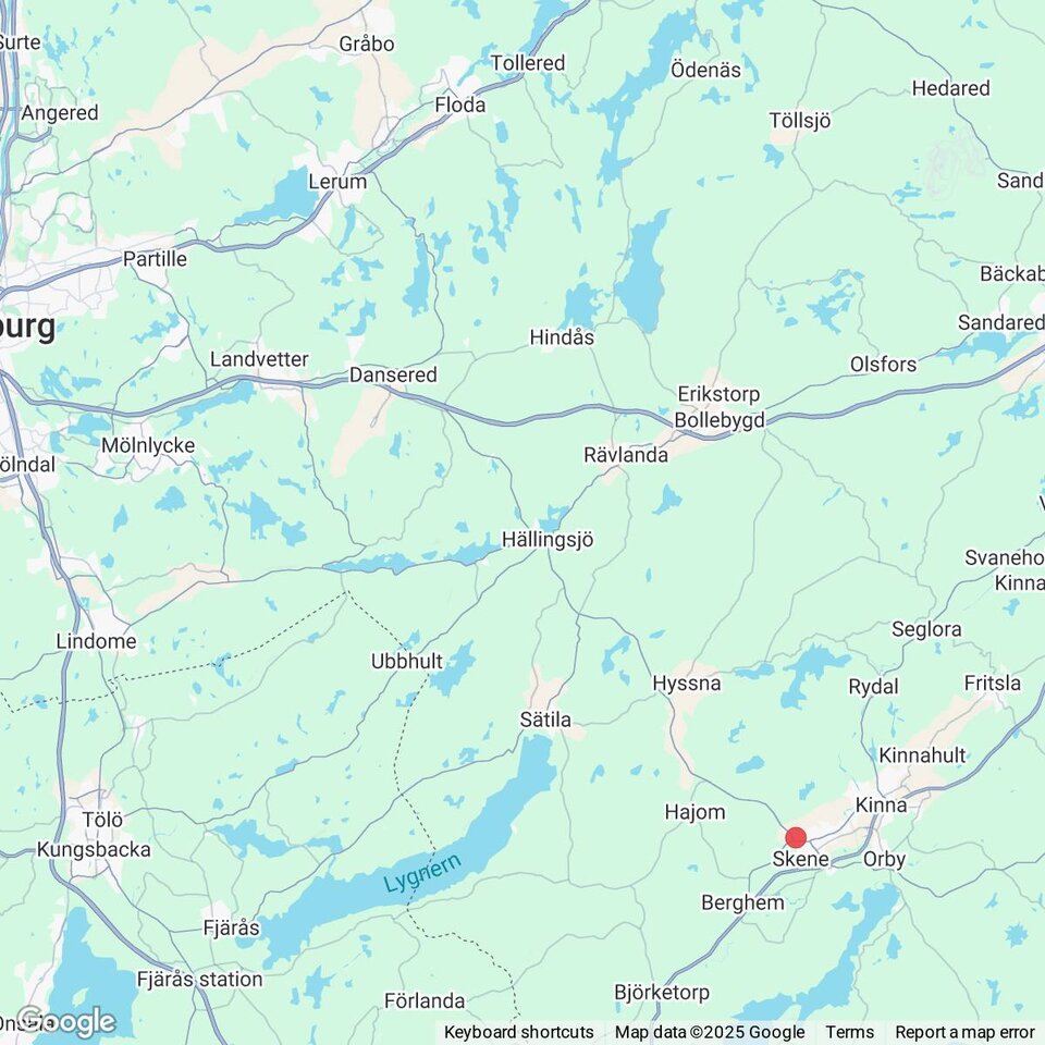 Butiker med rea-varor nära Kåhög, Västergötland