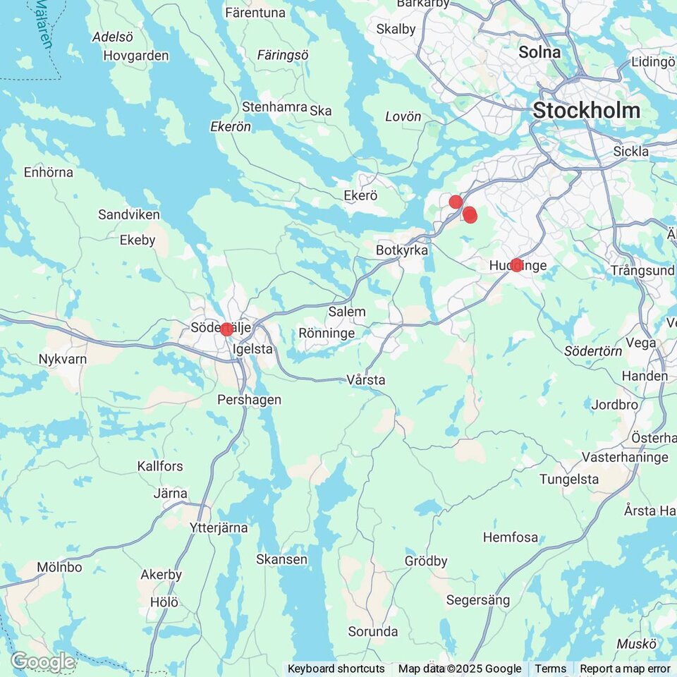 Butiker med rea-varor nära Kallfors