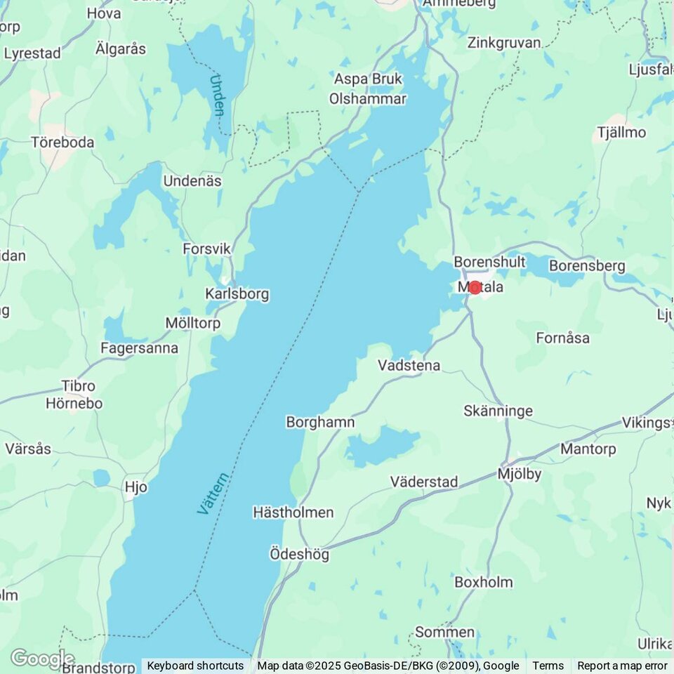 Butiker med rea-varor nära Karlsborg, Västergötland