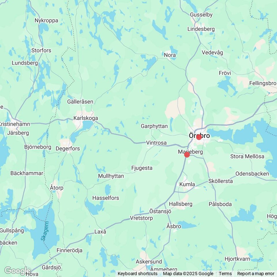 Butiker med rea-varor nära Karlskoga, Värmland