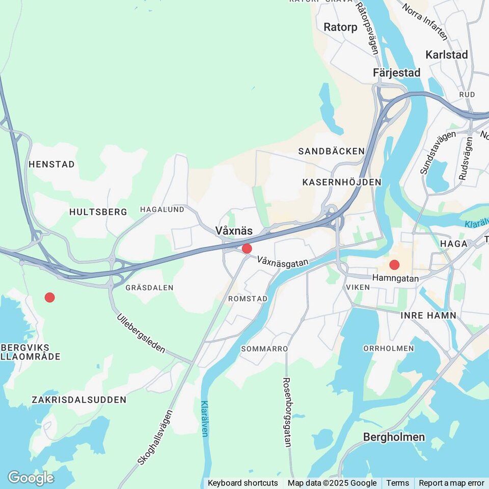 Butiker med rea-varor nära Karlstad, Värmland