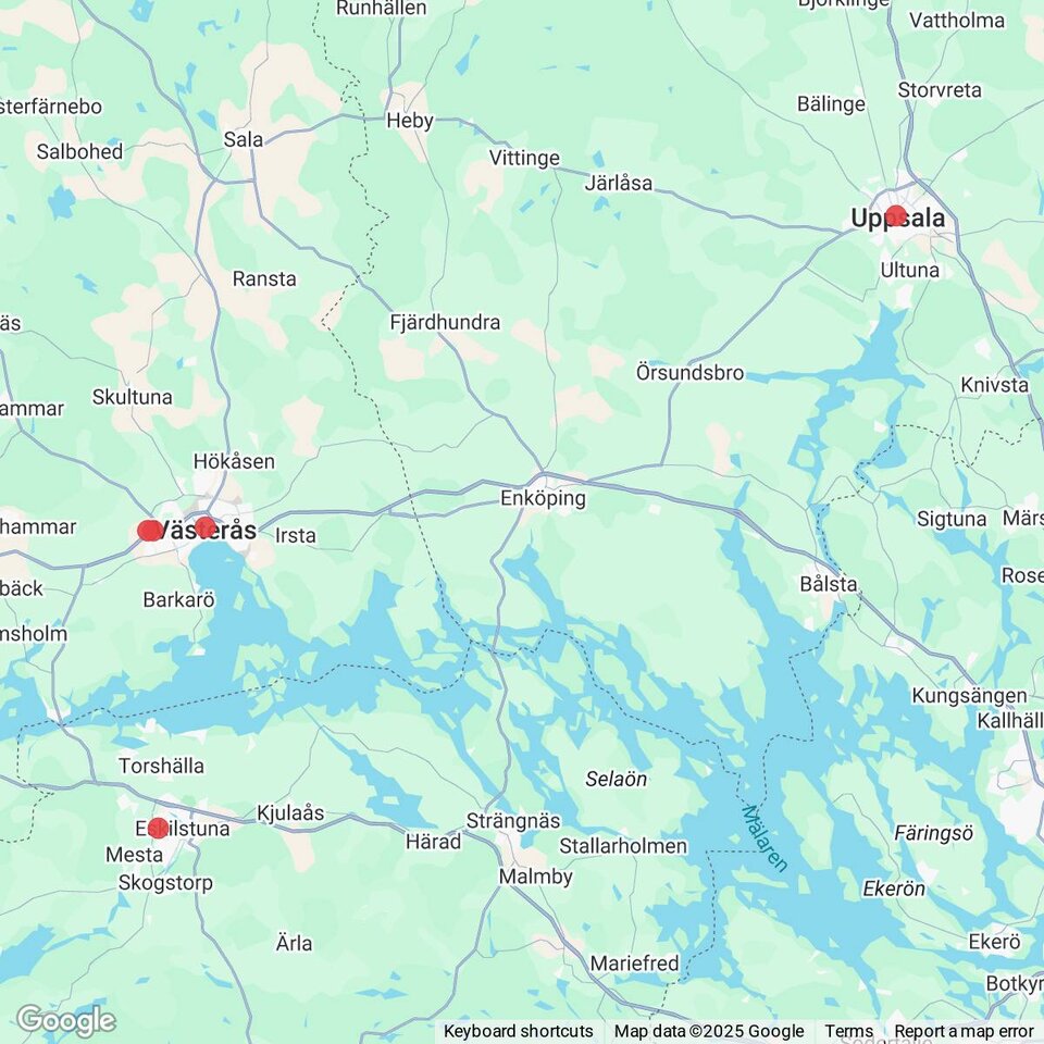 Butiker med rea-varor nära Kärsta, Västmanland