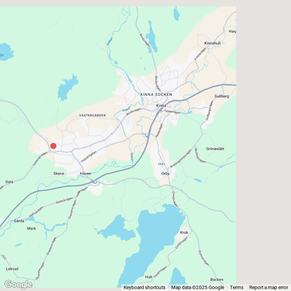 Butiker med rea-varor nära Kinna, Västergötland