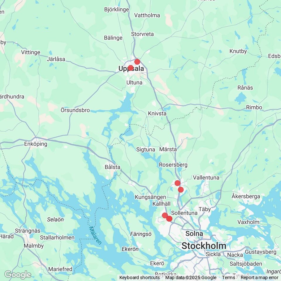 Butiker med rea-varor nära Kivinge, Uppland