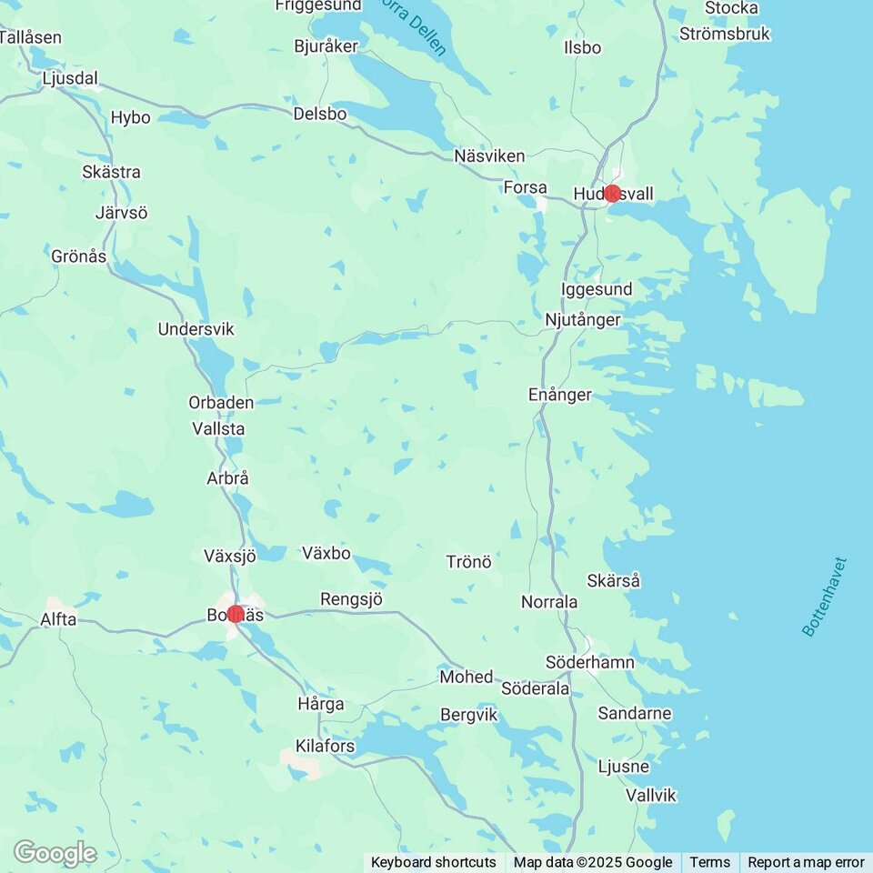 Butiker med rea-varor nära Klapparvik och Källby, Hälsingland