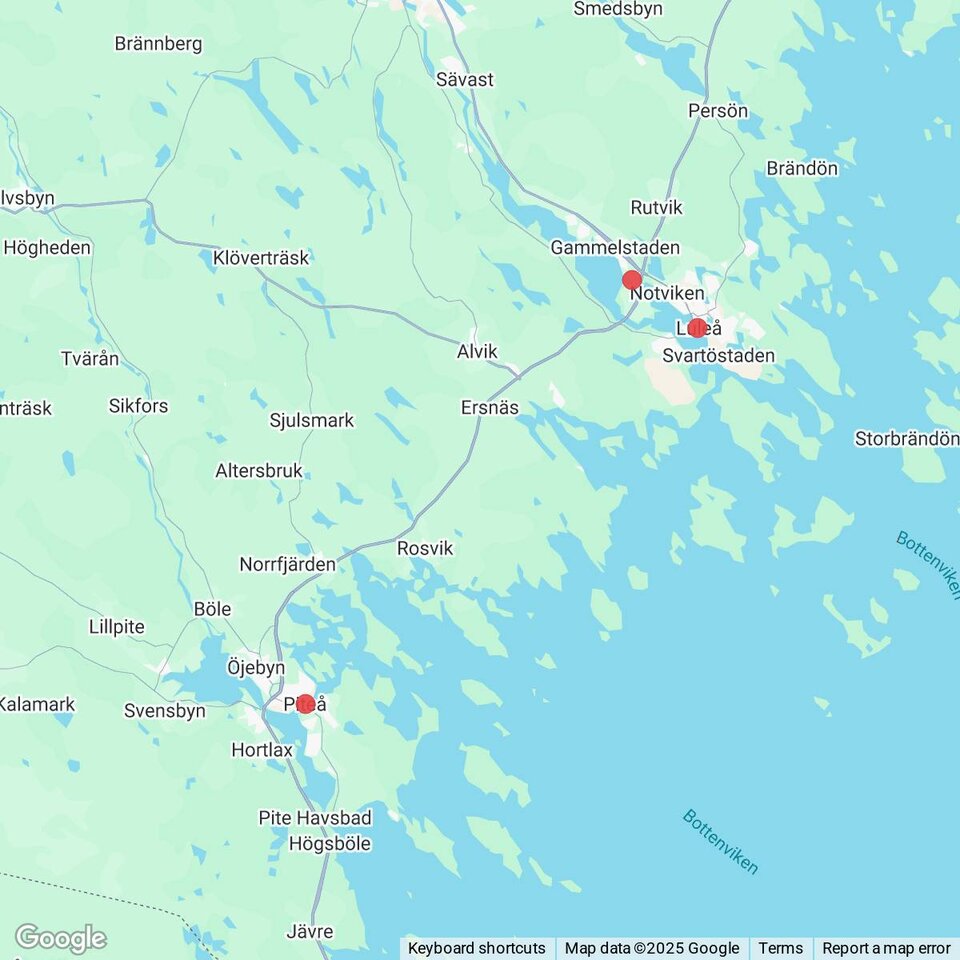 Butiker med rea-varor nära Klöverträsk, Norrbotten