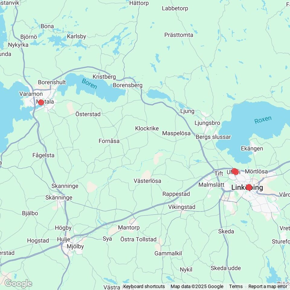 Butiker med rea-varor nära Kränge, Östergötland