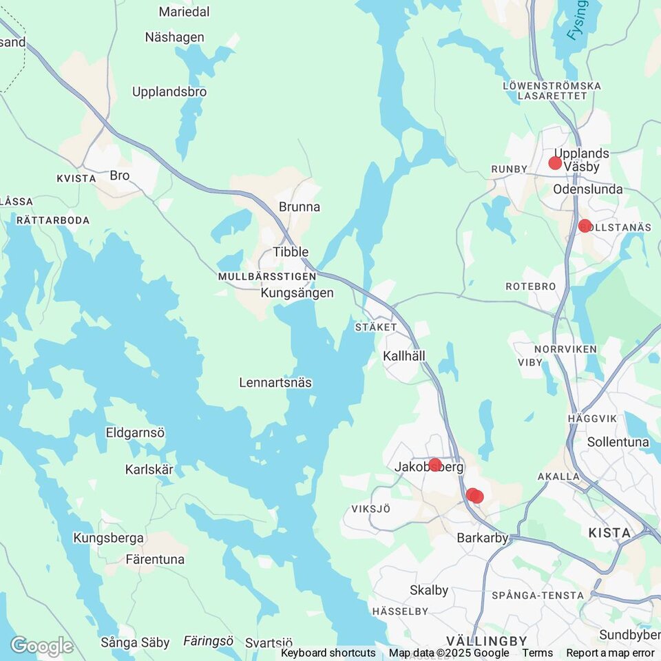 Butiker med rea-varor nära Kvista, Uppland