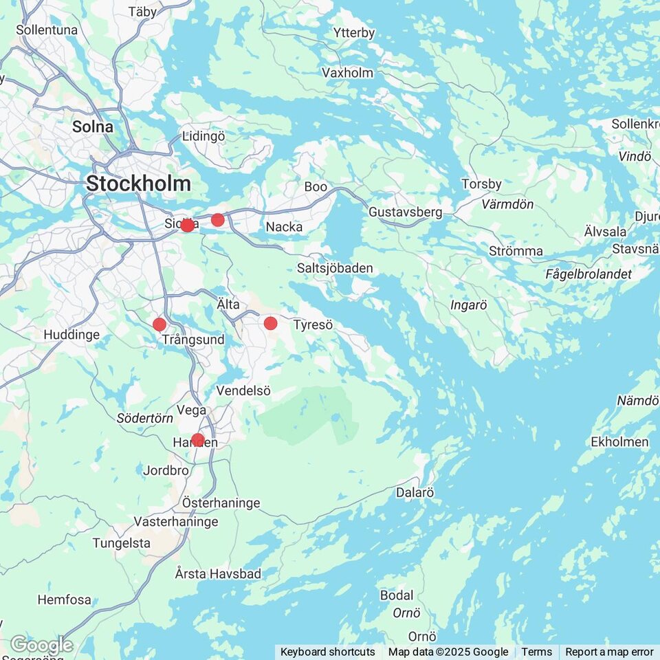 Butiker med rea-varor nära Långvik, Uppland