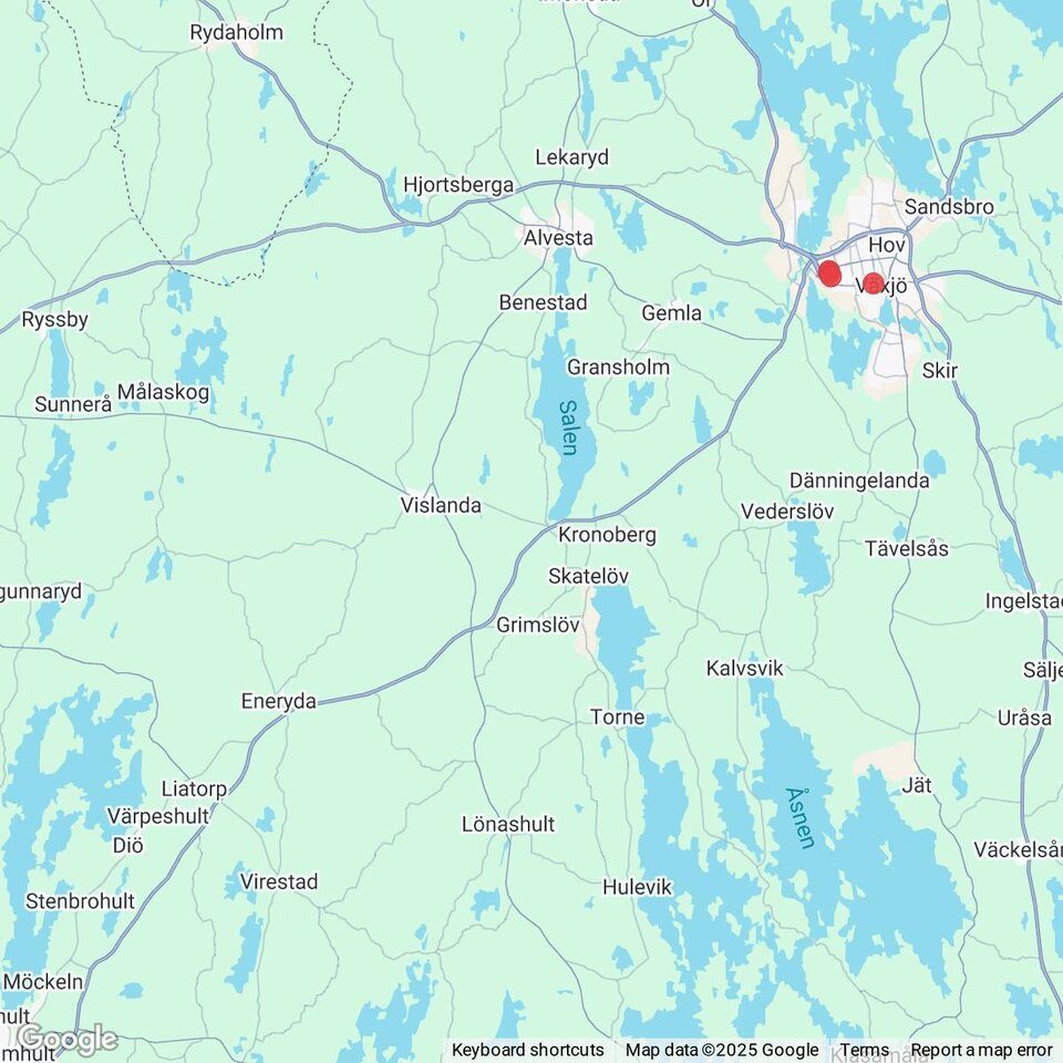 Butiker med rea-varor nära Liatorp, Småland