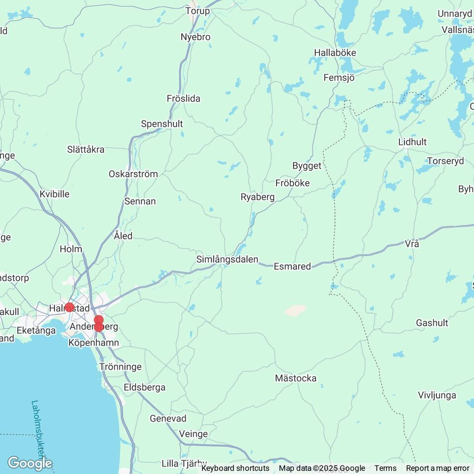 Butiker med rea-varor nära Lidhult, Småland