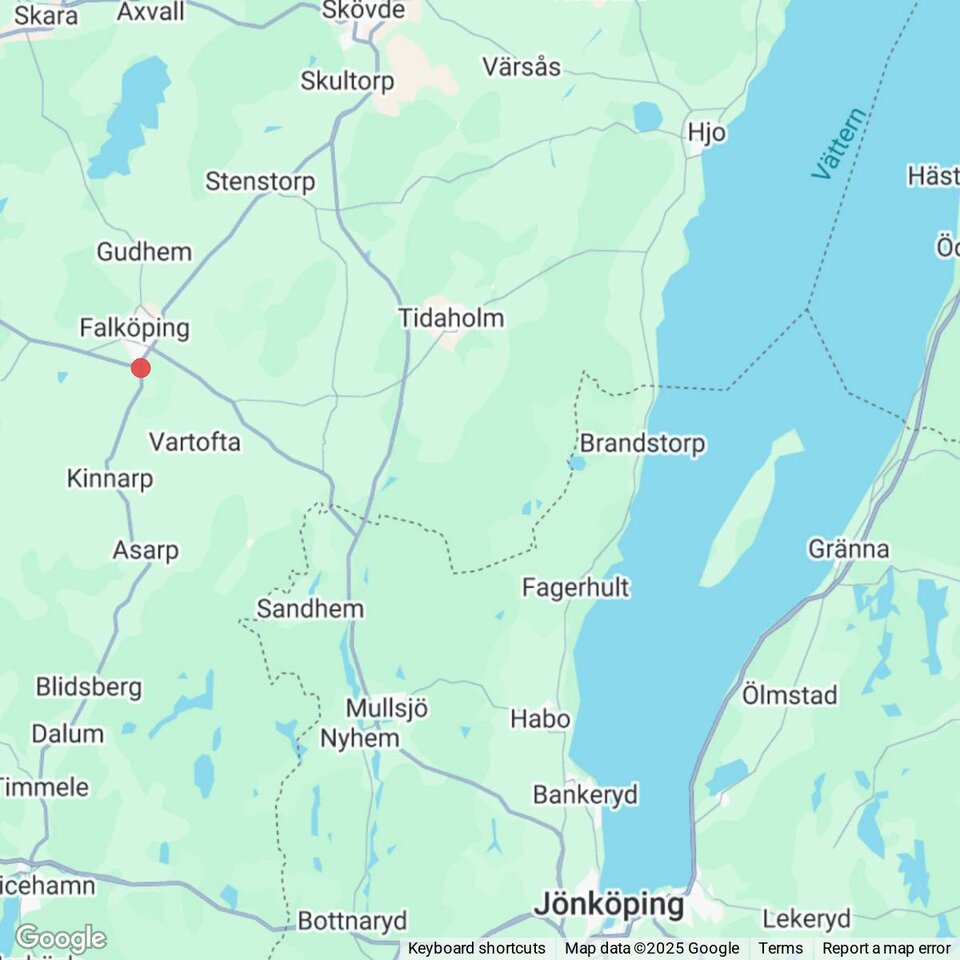 Butiker med rea-varor nära Lidköping norra, Västergötland