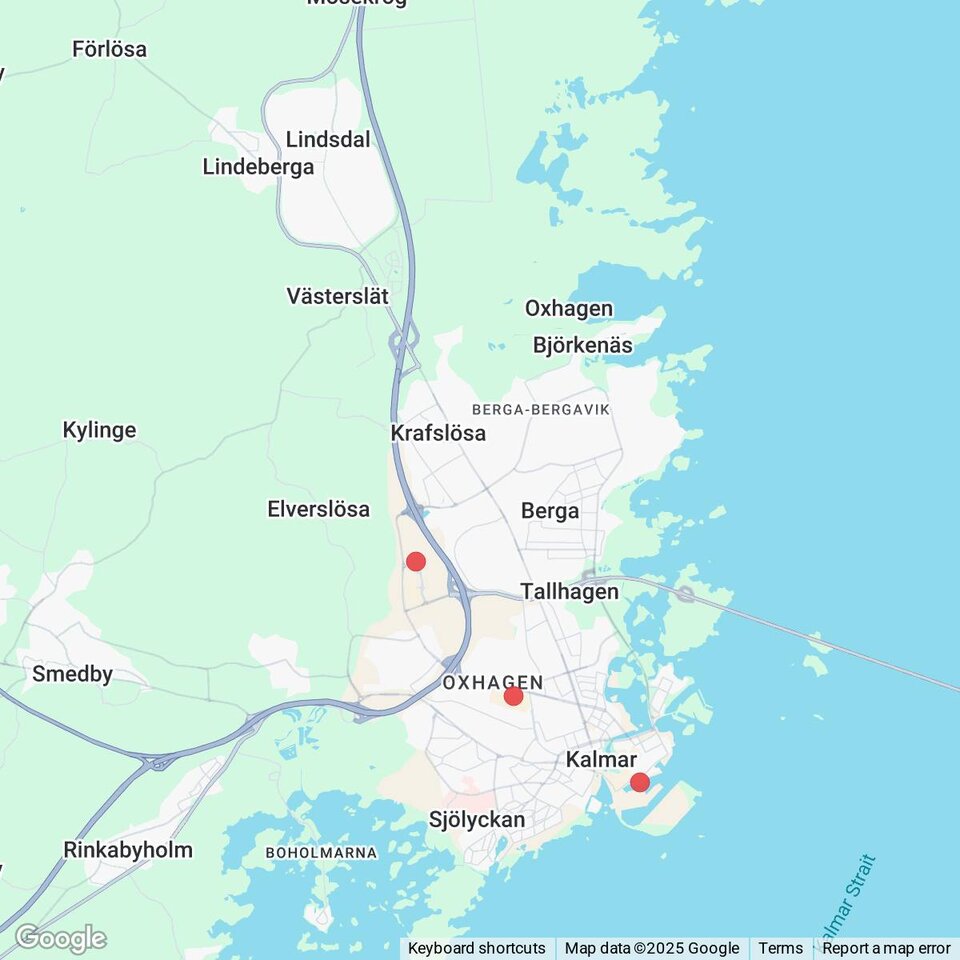 Butiker med rea-varor nära Lindsdal, Småland