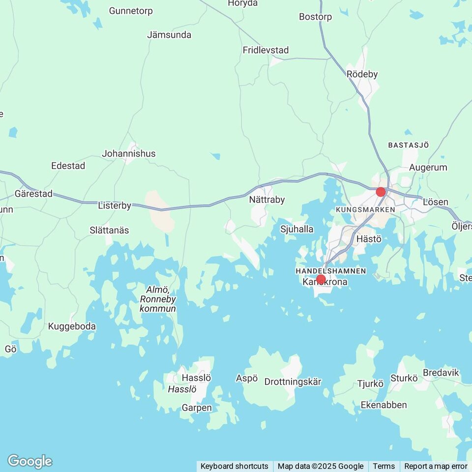 Butiker med rea-varor nära Listerby, Blekinge