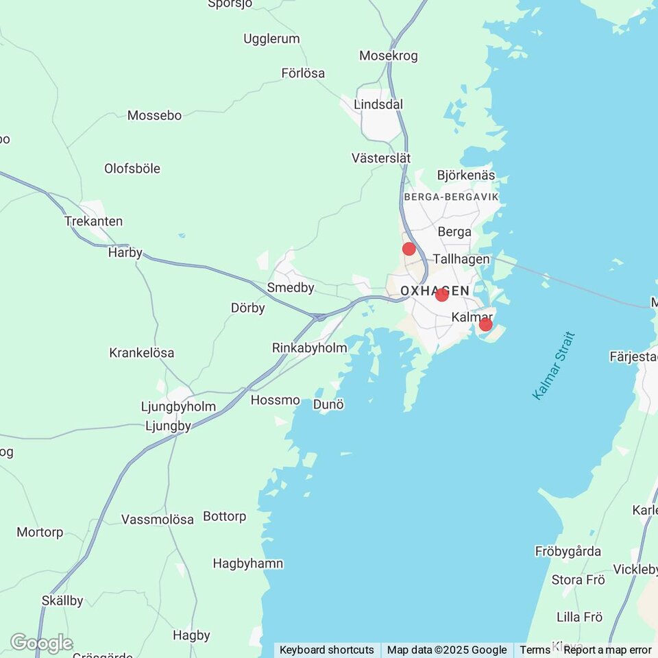 Butiker med rea-varor nära Ljungbyholm, Småland