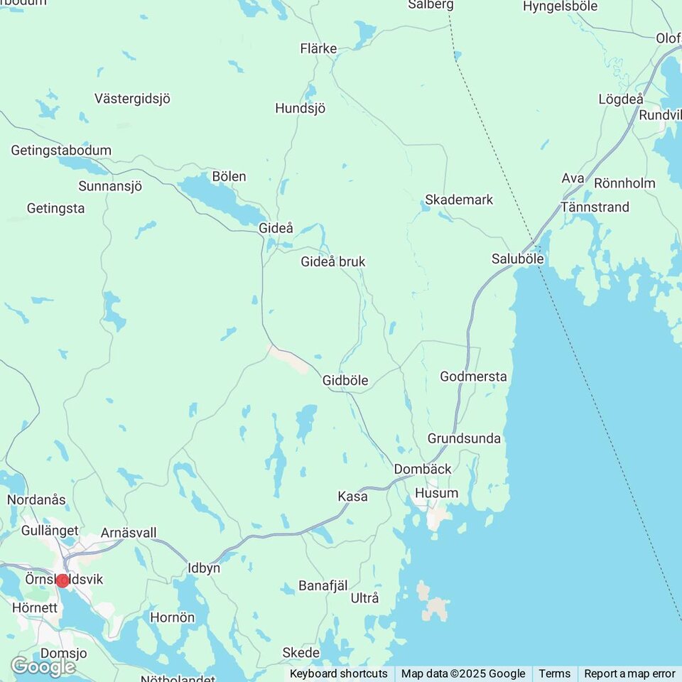 Butiker med rea-varor nära Lögdeå, Ångermanland