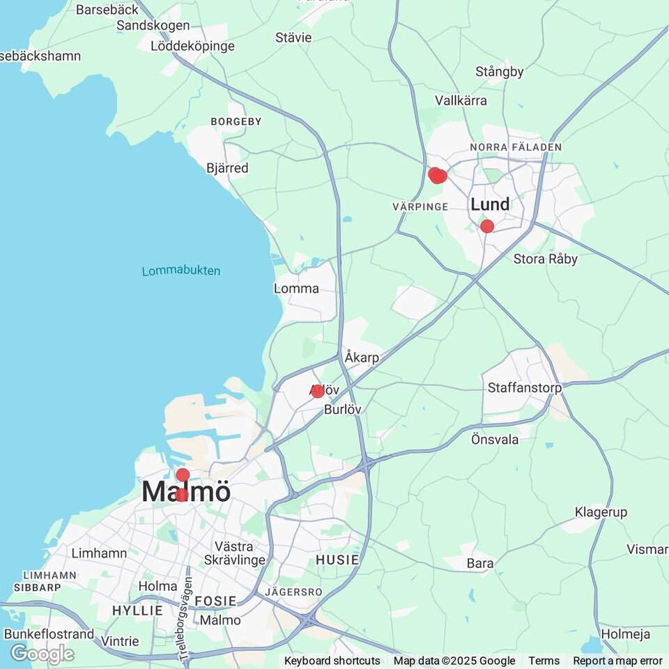 Butiker med rea-varor nära Skåne