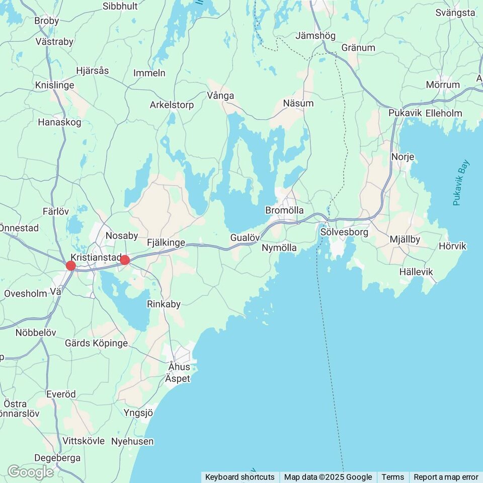 Butiker med rea-varor nära Lörby, Blekinge