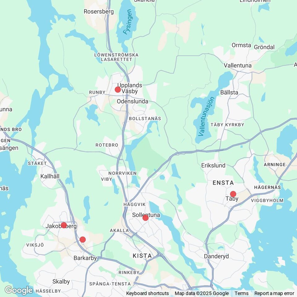 Butiker med rea-varor nära Löwenströmska lasarettet, Uppland