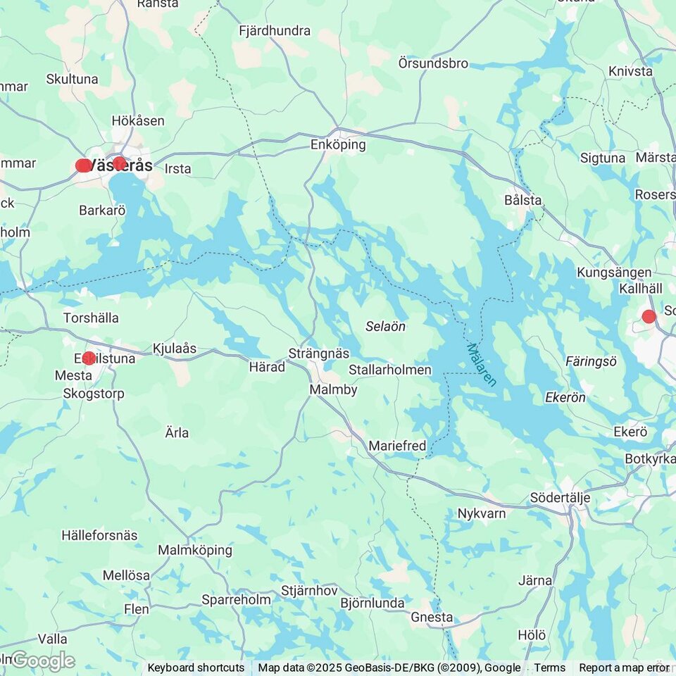 Butiker med rea-varor nära Märsön, Uppland