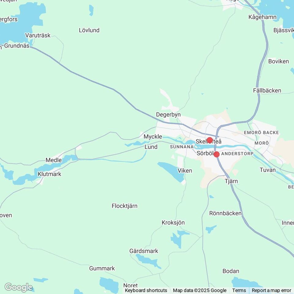 Butiker med rea-varor nära Medle, Västerbotten