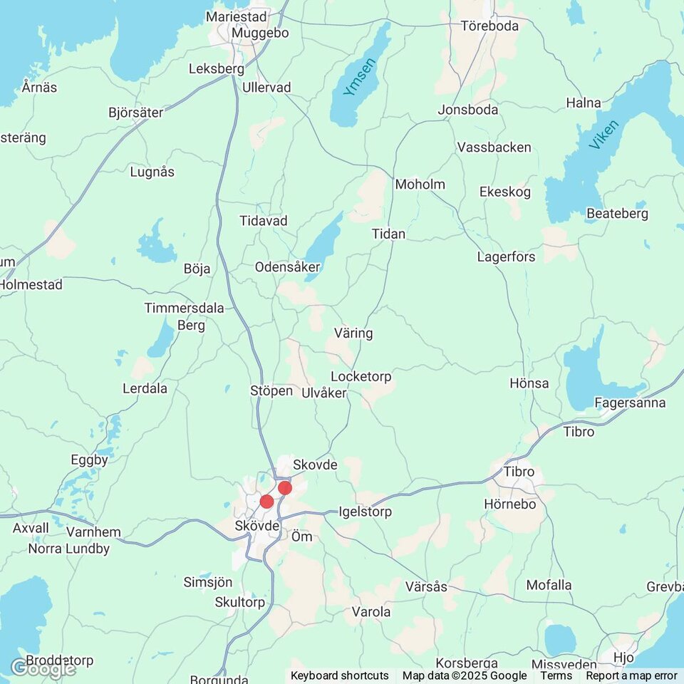 Butiker med rea-varor nära Moholm, Västergötland