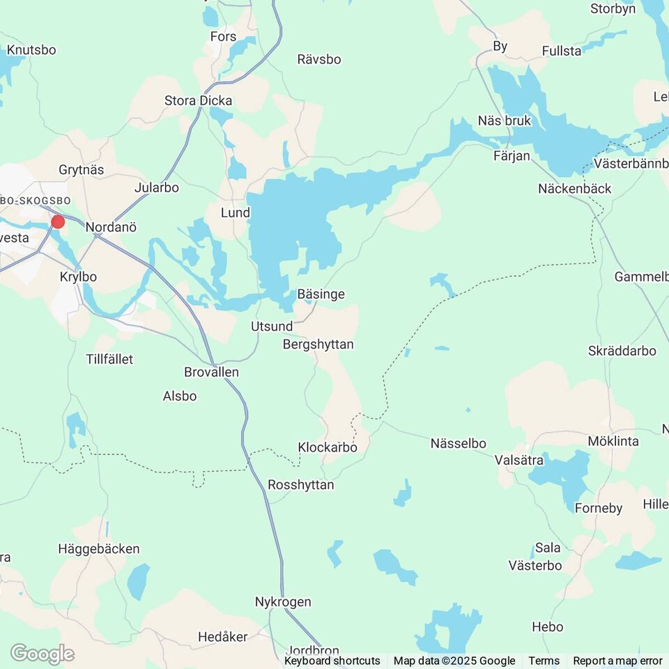 Butiker med rea-varor nära Möklinta, Västmanland