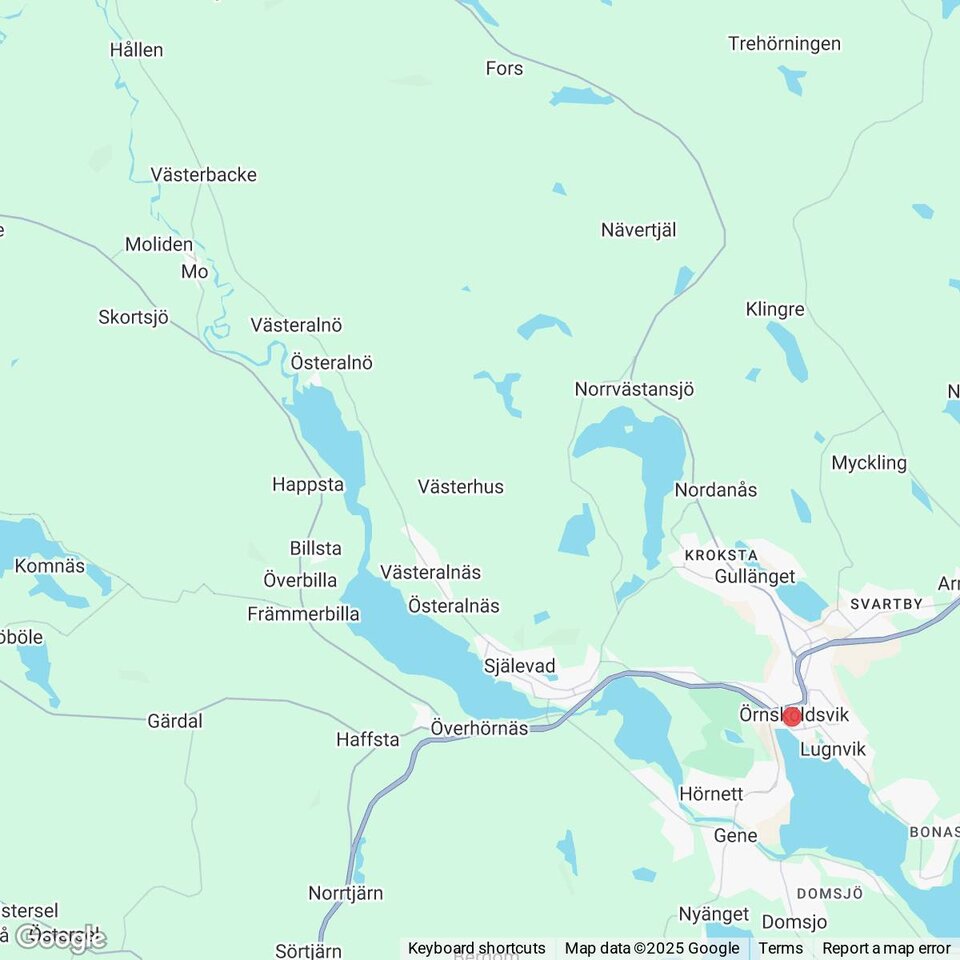 Butiker med rea-varor nära Moliden, Ångermanland