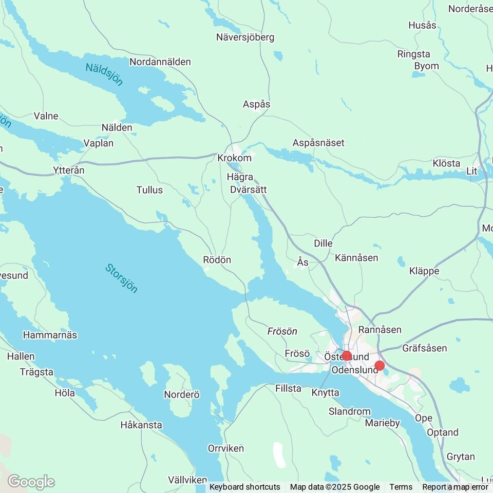 Butiker med rea-varor nära Nälden, Jämtland