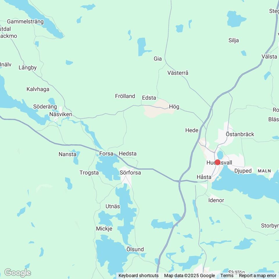 Butiker med rea-varor nära Näsviken, Hälsingland