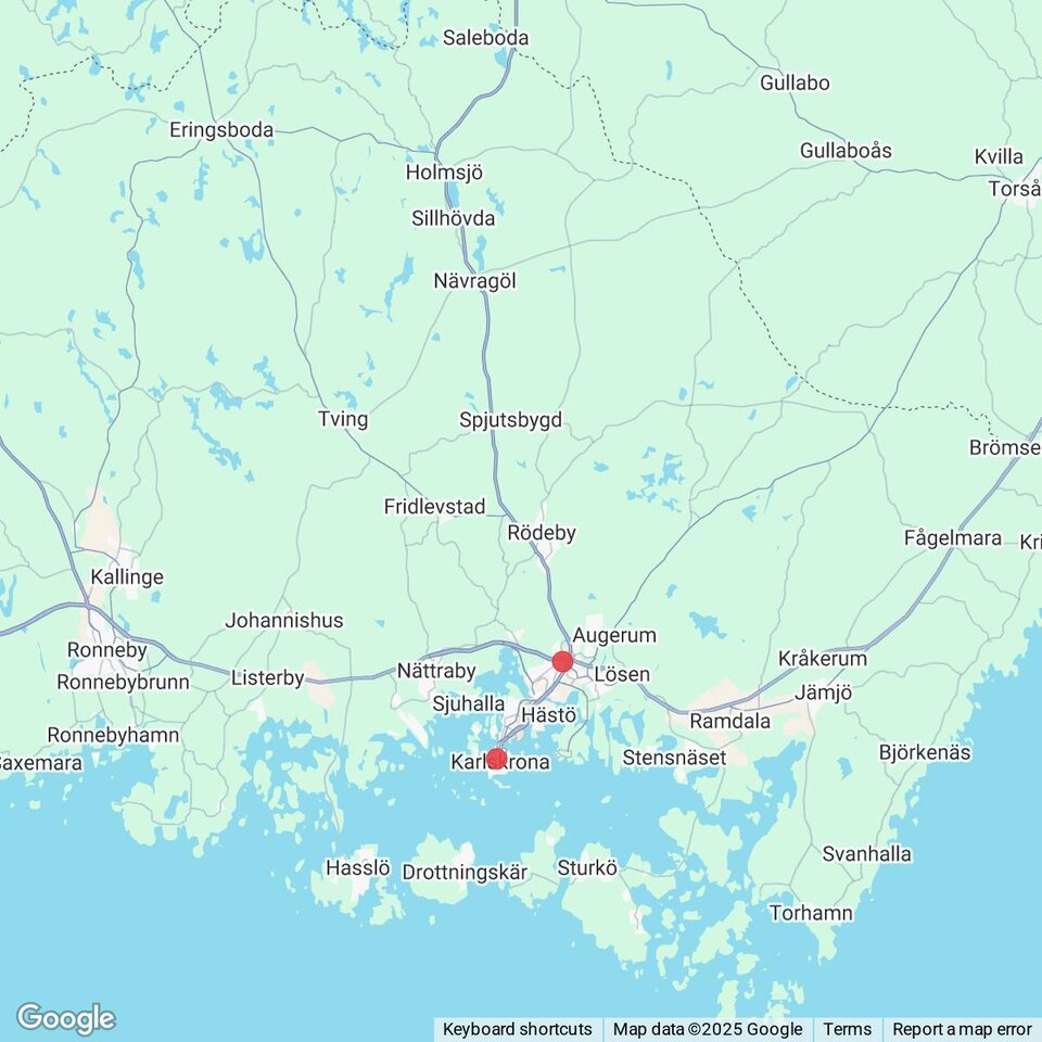 Butiker med rea-varor nära Nävragöl, Blekinge