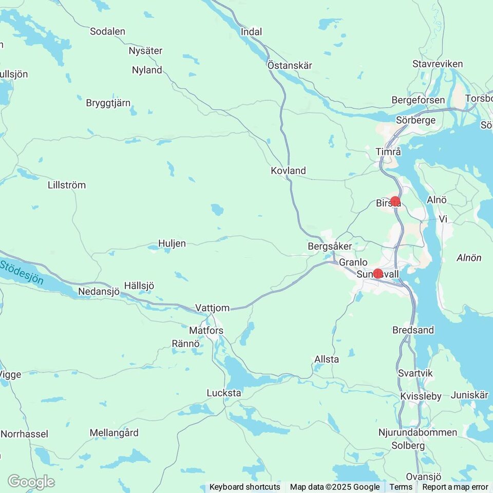 Butiker med rea-varor nära Nedansjö, Medelpad