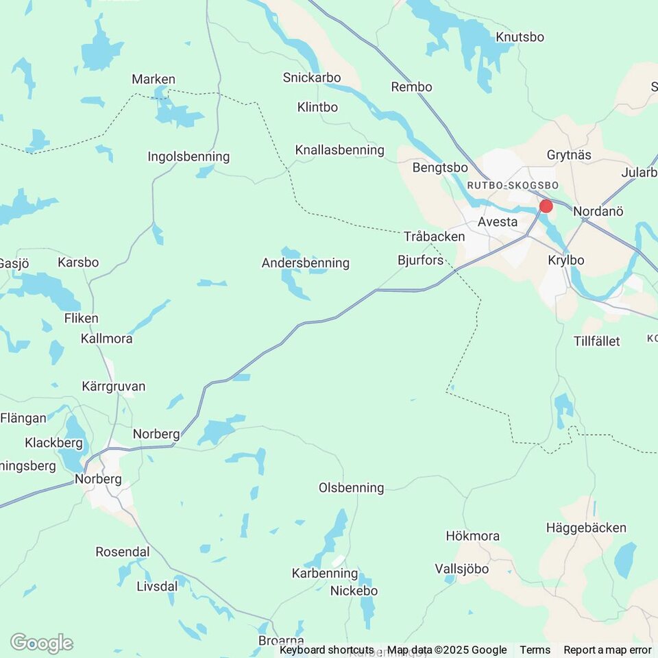 Butiker med rea-varor nära Norberg, Västmanland