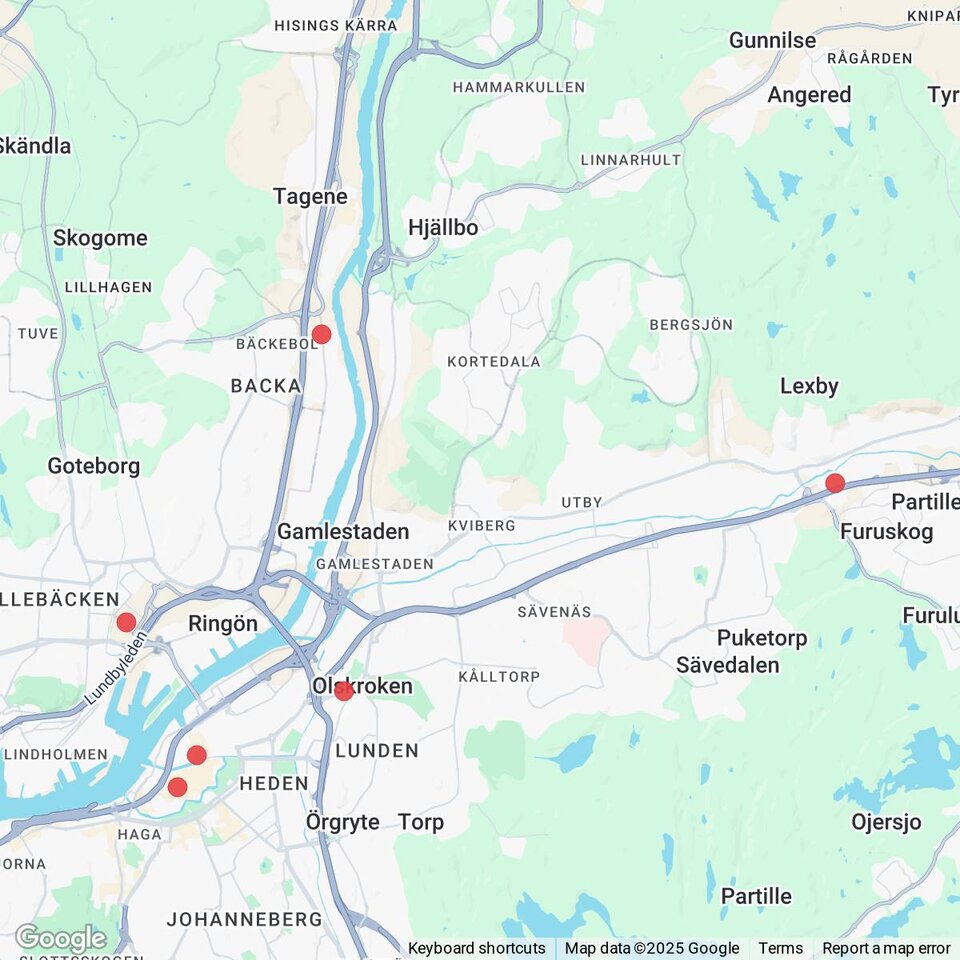 Butiker med rea-varor nära Nordöstra Göteborg, Västergötland