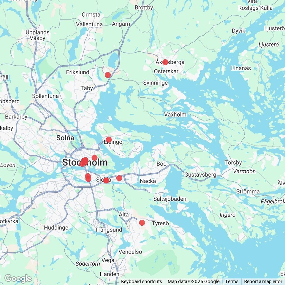 Butiker med rea-varor nära Norra Lagnö, Uppland