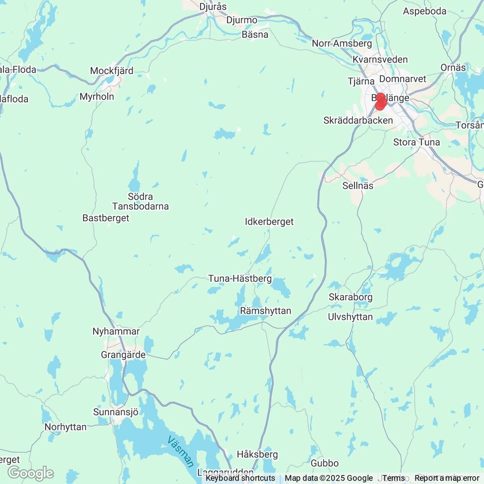 Butiker med rea-varor nära Norrbo och Västansjö, Dalarna