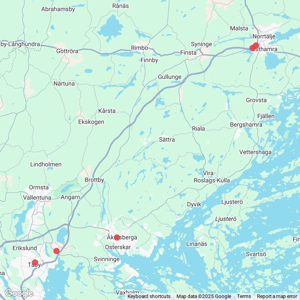 Butiker med rea-varor nära Norrtälje, Uppland