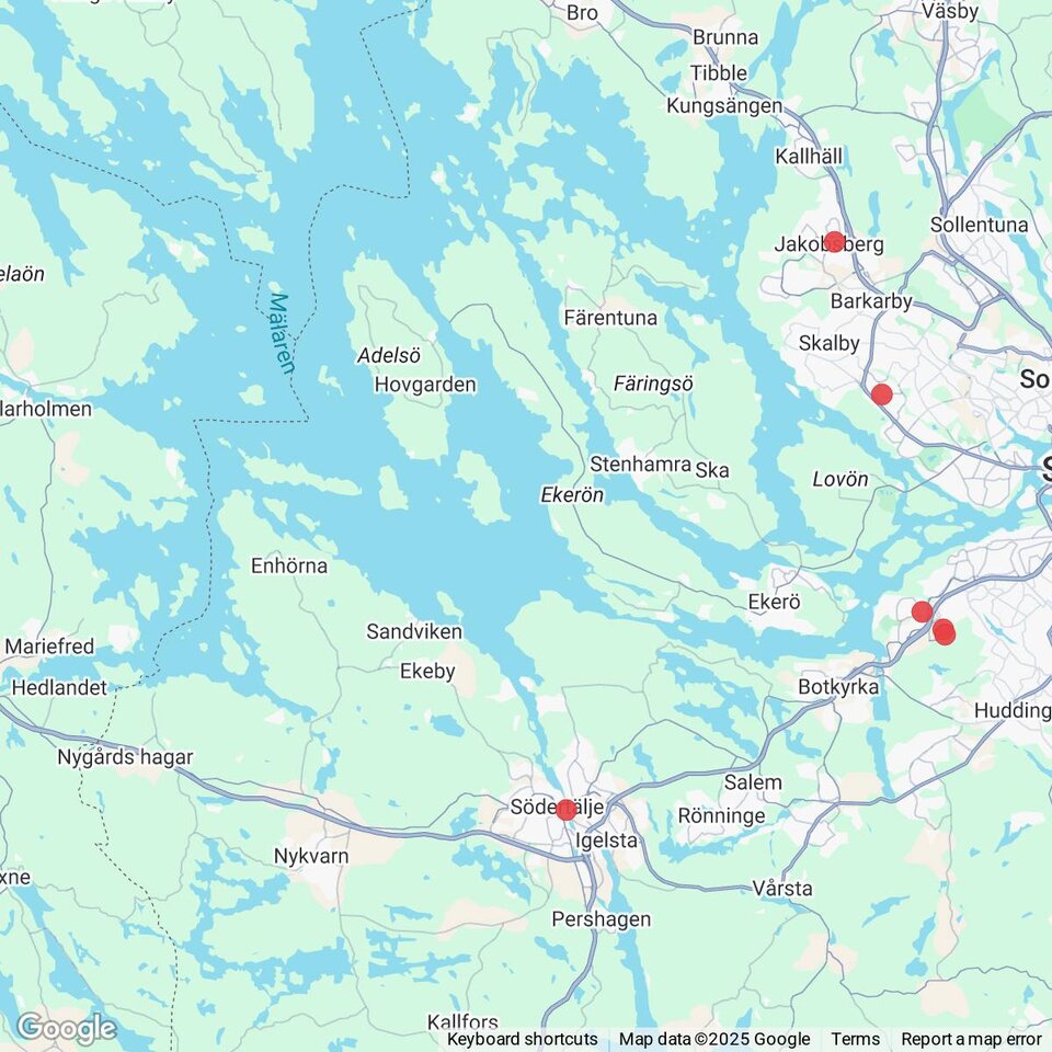 Butiker med rea-varor nära Nygårds hagar, Södermanland