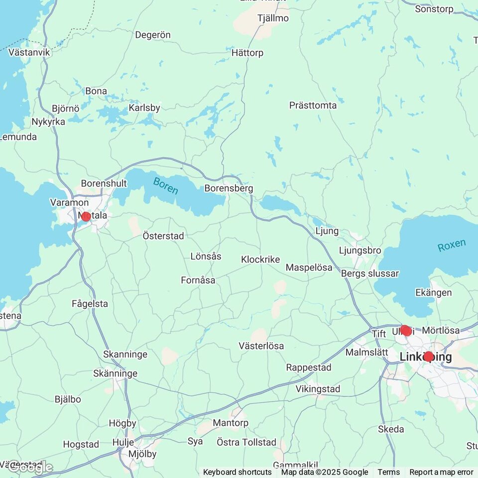 Butiker med rea-varor nära Nykyrka, Östergötland