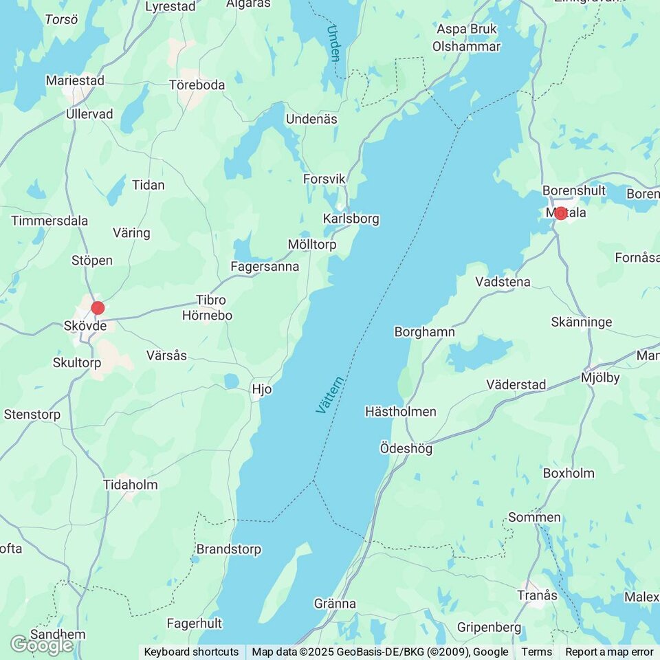 Butiker med rea-varor nära Ödeshög, Östergötland