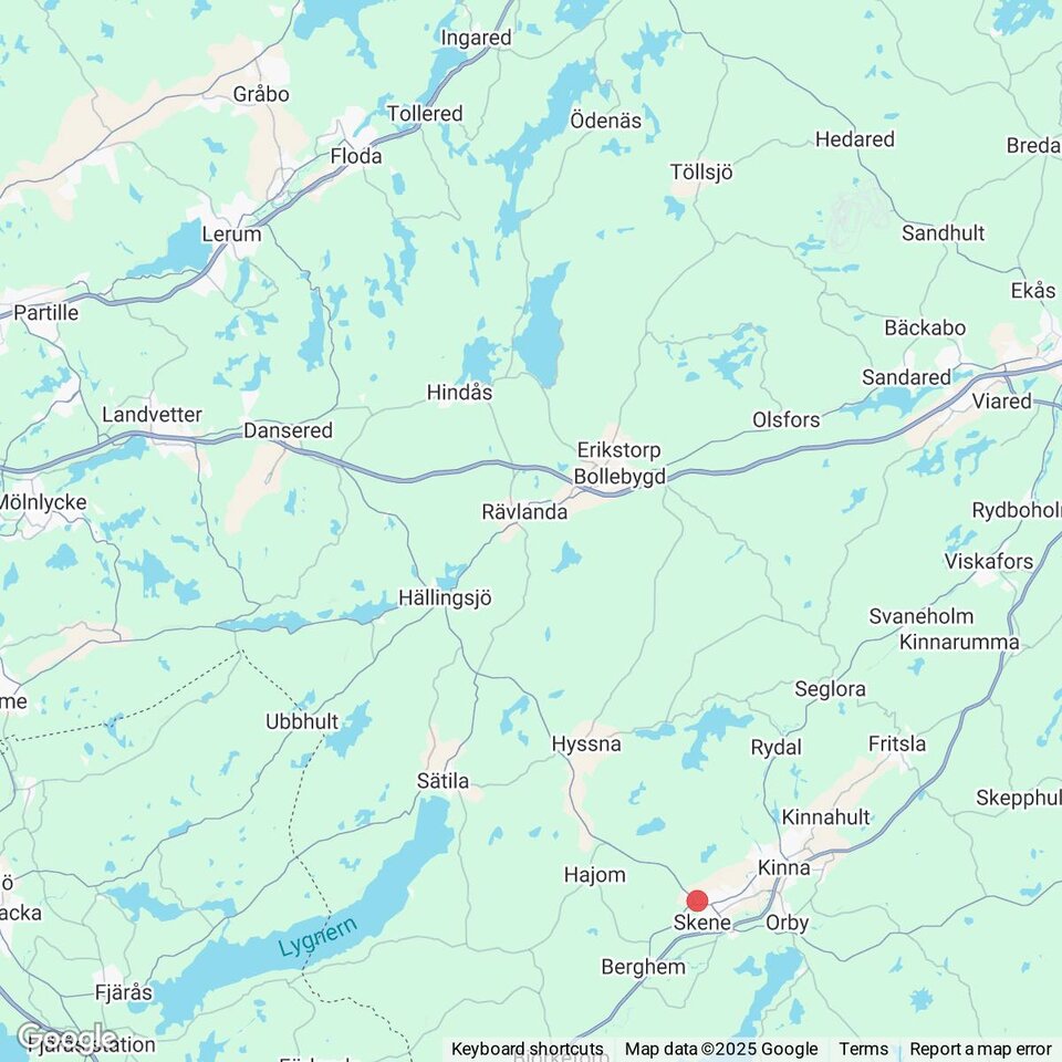 Butiker med rea-varor nära Öjersjö, Västergötland