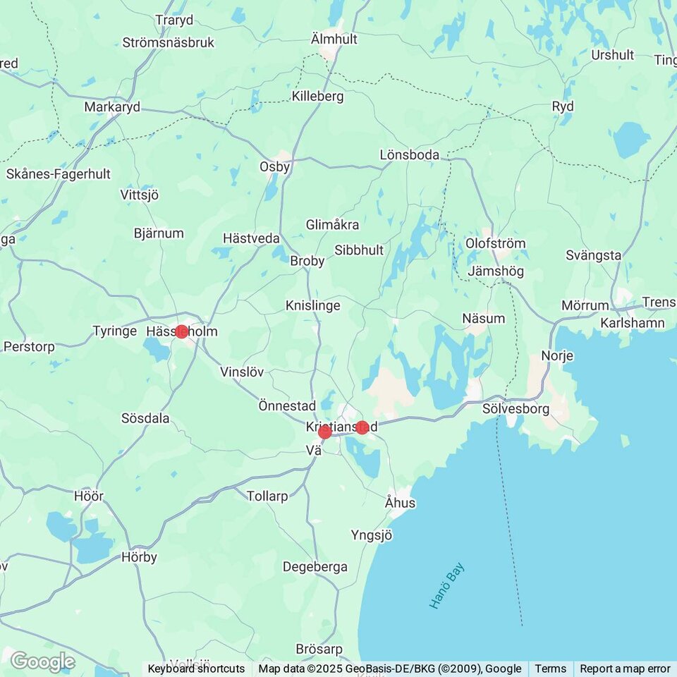 Butiker med rea-varor nära Olofström, Blekinge